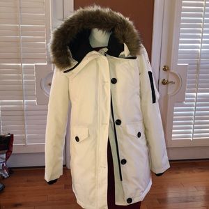 Vince Camuto Parka - Off White - S - AMAZING